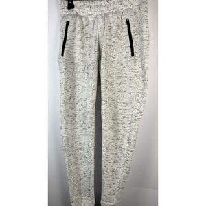 Brooklyn Cloth Jogger Sweatpants Mens Small Oatmeal Heather Zip Pockets